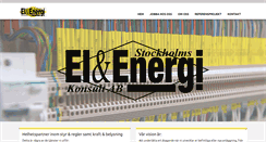 Desktop Screenshot of el-energikonsult.se