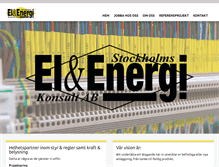 Tablet Screenshot of el-energikonsult.se